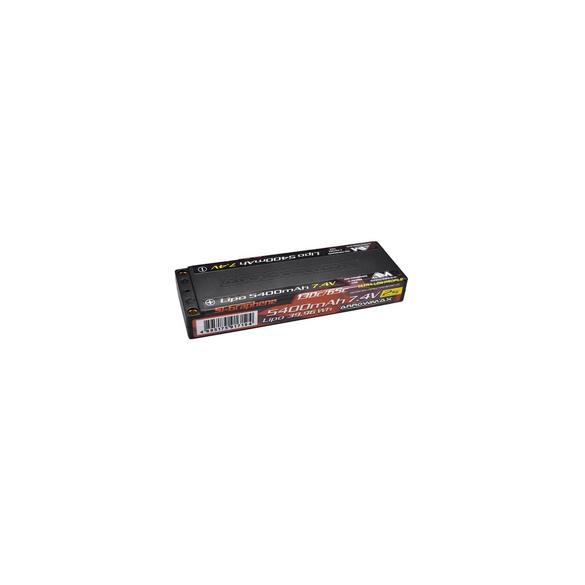 Arrowmax on Lipo 5400mah 2S TC Ultra Low Profile-7.4V 65c...