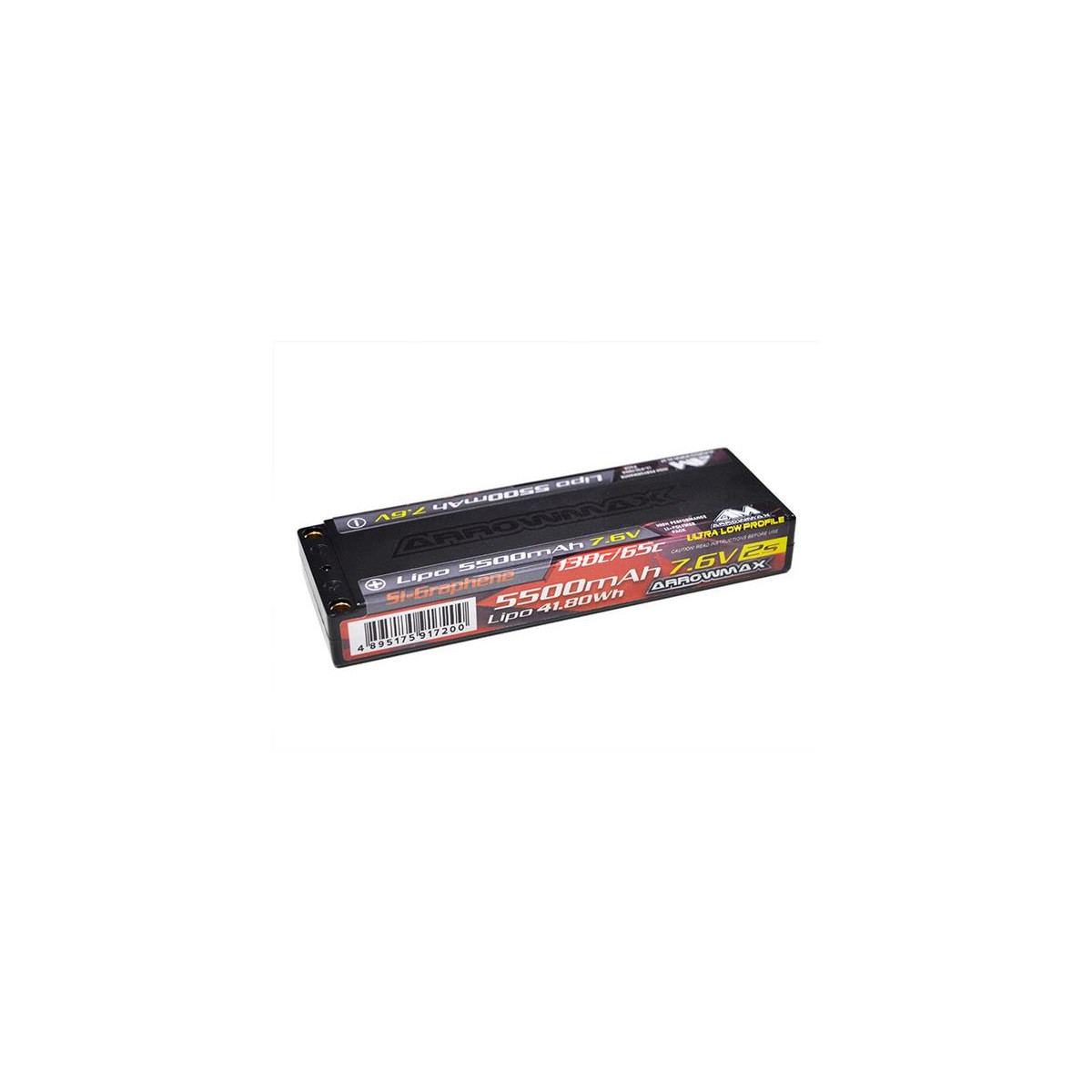 ArrowMax sur Lipo 5500mAh 2S TC TC Ultra Low Profile-7.6V...