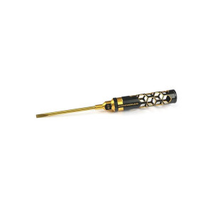 Flat Head Screwdriver 4.0 X 100mm Black Golden