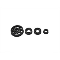 Serpent | Pulley set 988E (4) (SER904144) SER904145