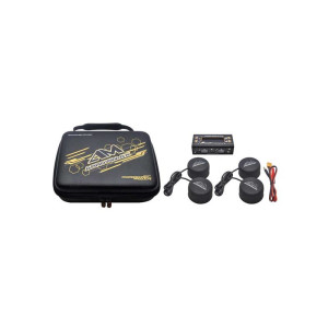 Arrowmax on the Tyre Warmer (1/10th) with Bag Black Golden AM-174010