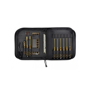 Arrowmax on the toolset for 1/10 off-road (13PCS) with tools BAG Black Golden AM-199446