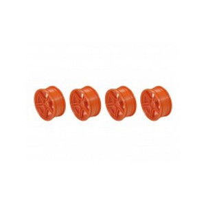 Arrowmax 1/10 TC 5 Spoke Split Rims +3mm Offset Orange (4) AM-042818