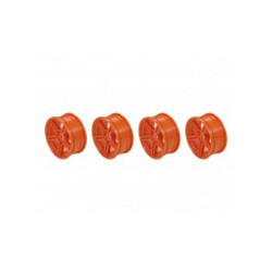 Arrowmax 1/10 TC 5 Spoke Split Rims +3MM Offset Orange...