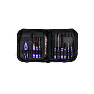 Arrowmax AM Toolset For 1/10 Offroad (12Pcs) With Tools Bag AM-199447