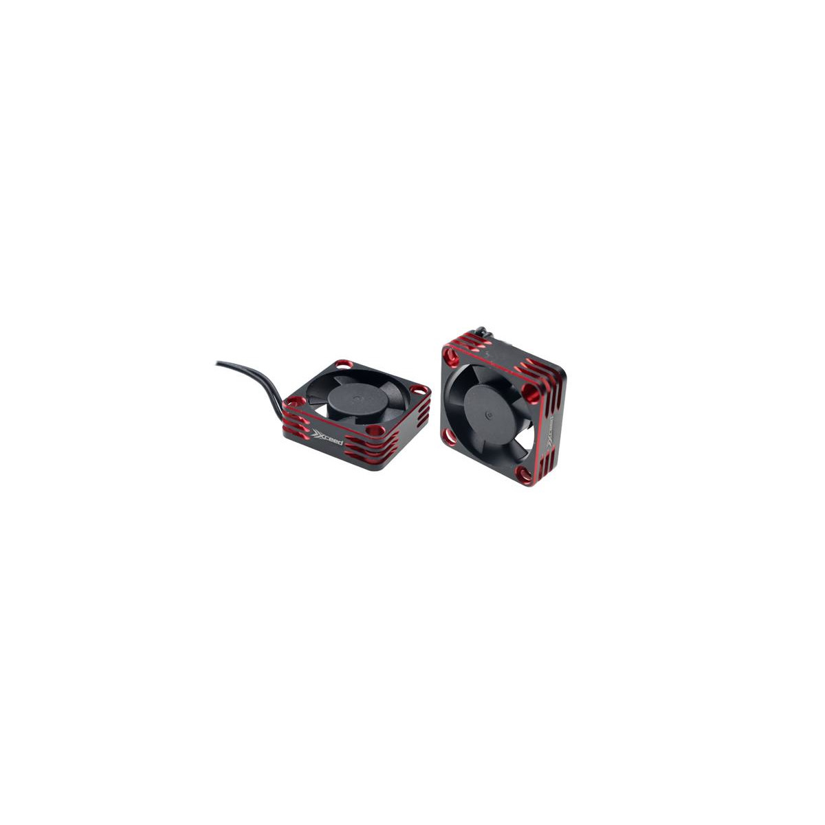 Xceed 106007 Aluminum Fan for ESC and Motor 30 x 30 mm - Red