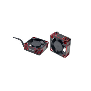 Aluminum Fan for ESC and Motor 30 x 30 mm - Red