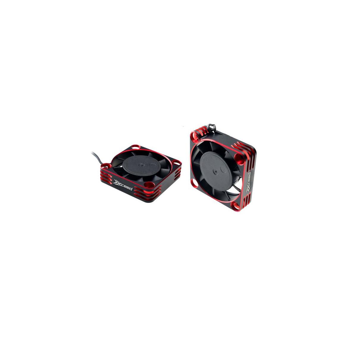 Xceed 106010 Aluminum Fan for ESC and Motor 40 x 40 mm - Red