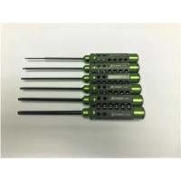 Xceed 106706 Allen wrench set 1.5 2.0 2.5 3.0 4.0 & 5.0 x 120mm (HSS Tip) - (6)