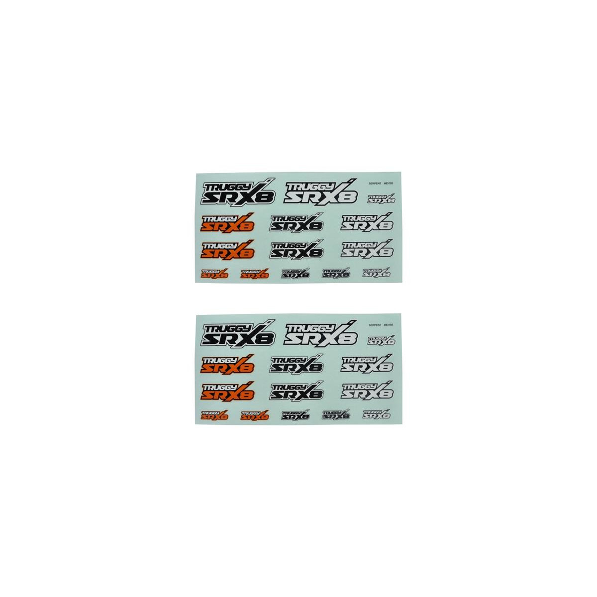 Decal sheet (2) SRX8T (SER601132)