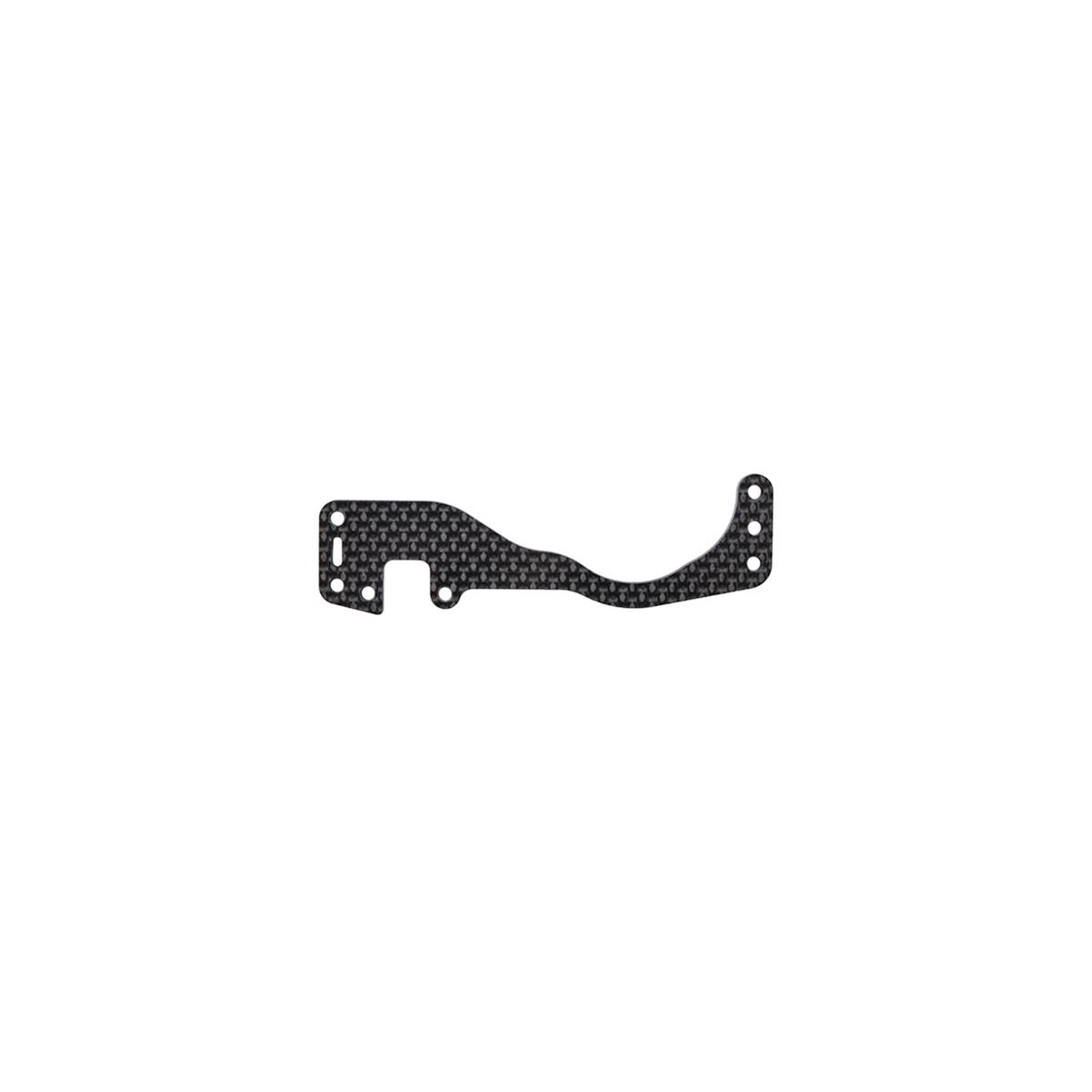 Serpent Side plate carbon V2 (2) F110 SF4 (SER411457)