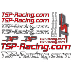 TSP-Racing Sticker Set clear A5
