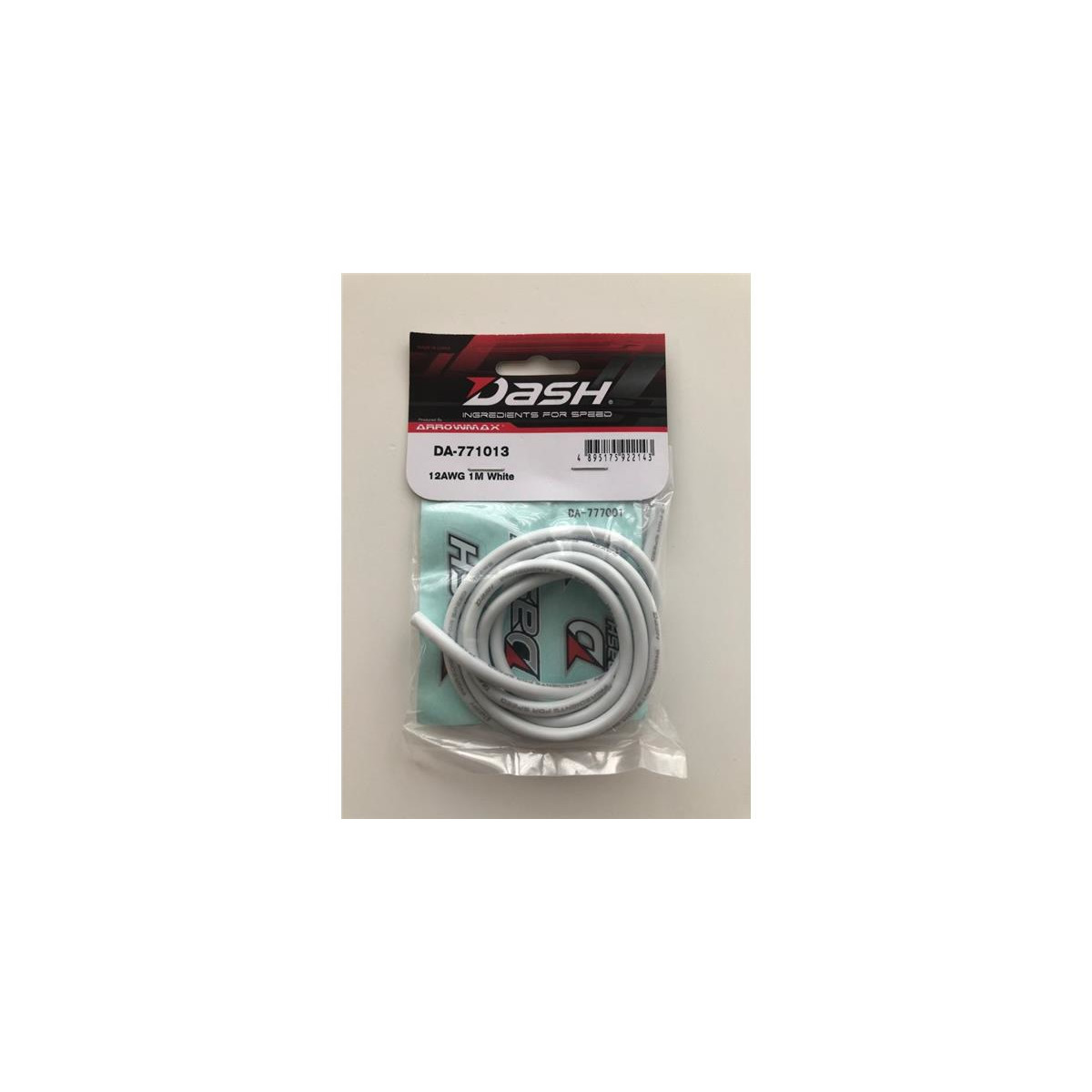 Dash 12AWG 1M White DA-771014