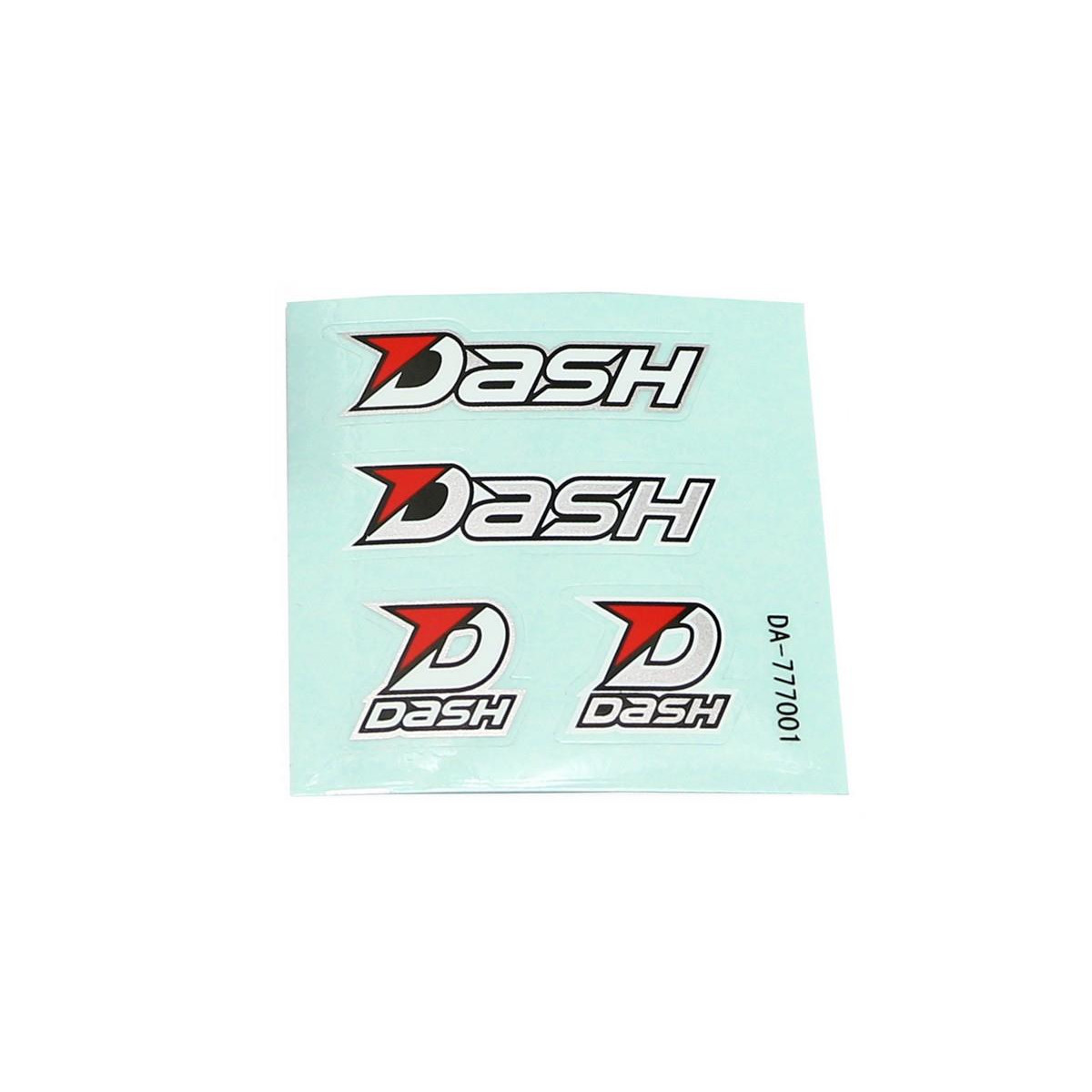 Dash Decal ( 70 X 70 mm) Black / White / Silver