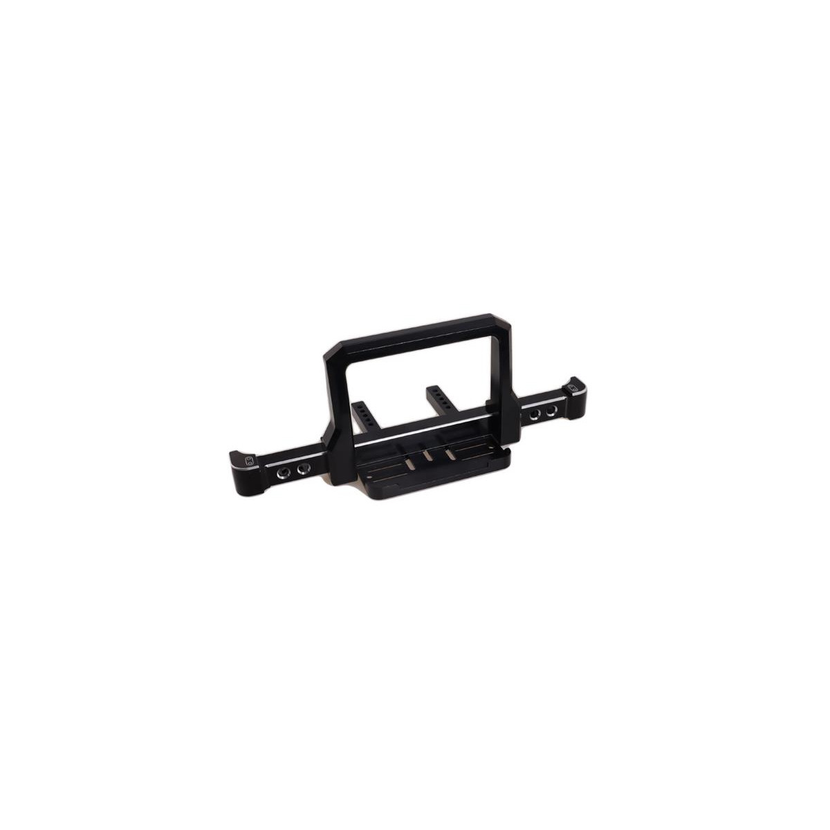 Aluminum Front Bumper Set w/ Winch Plate Black for TRX-4