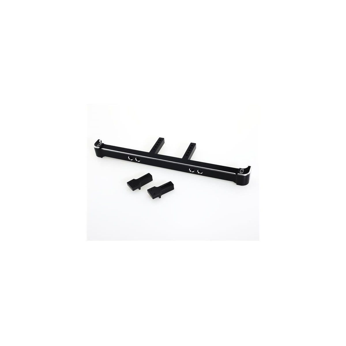 Aluminum Rear Bumper Set Black for TRX-4