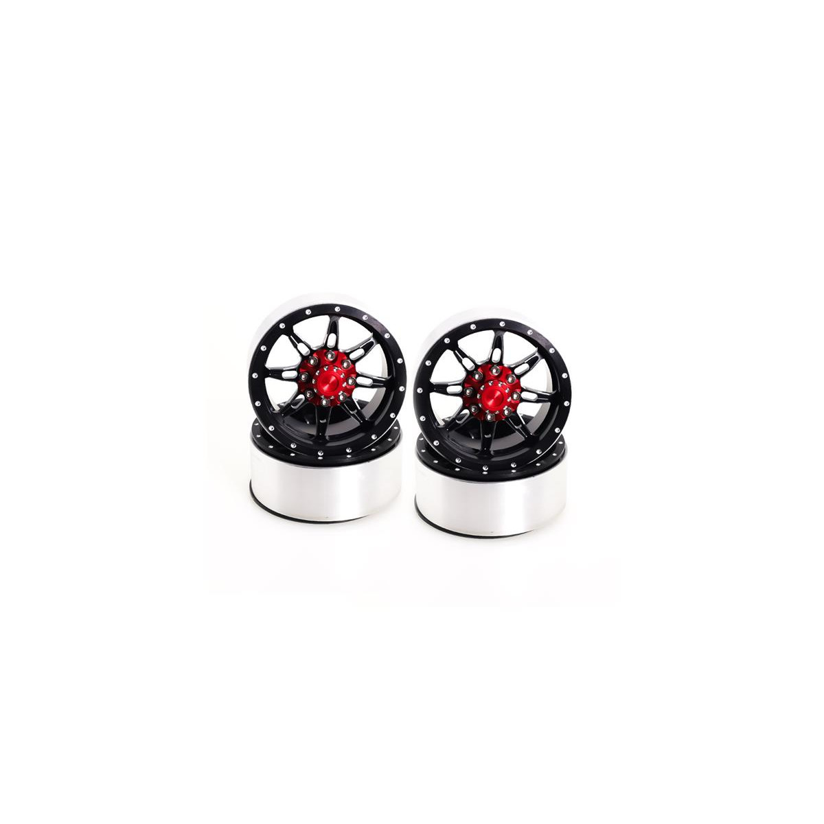 1.9" Aluminum Beadlock Crawler Wheels 4pcs - Spider...