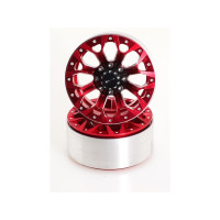 TSP-Racing TSP-601823 1.9" Aluminum Beadlock Crawler Wheels 4pcs - Strong - Red - 4pcs