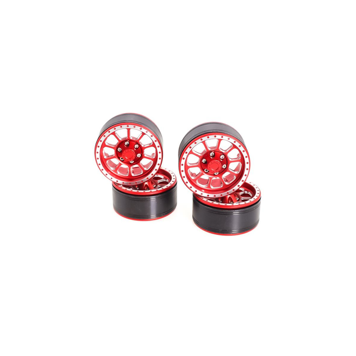 1.9" Aluminum Beadlock Crawler Wheels 4pcs - Ten -...