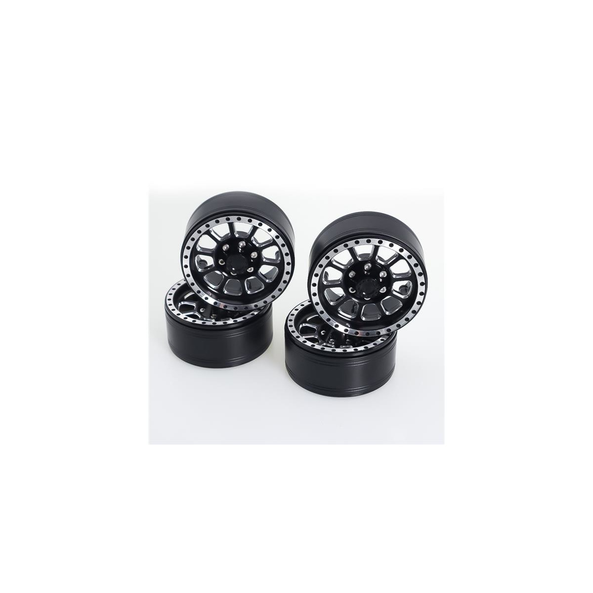 1.9" Aluminum Beadlock Crawler Wheels 4pcs - Ten -...