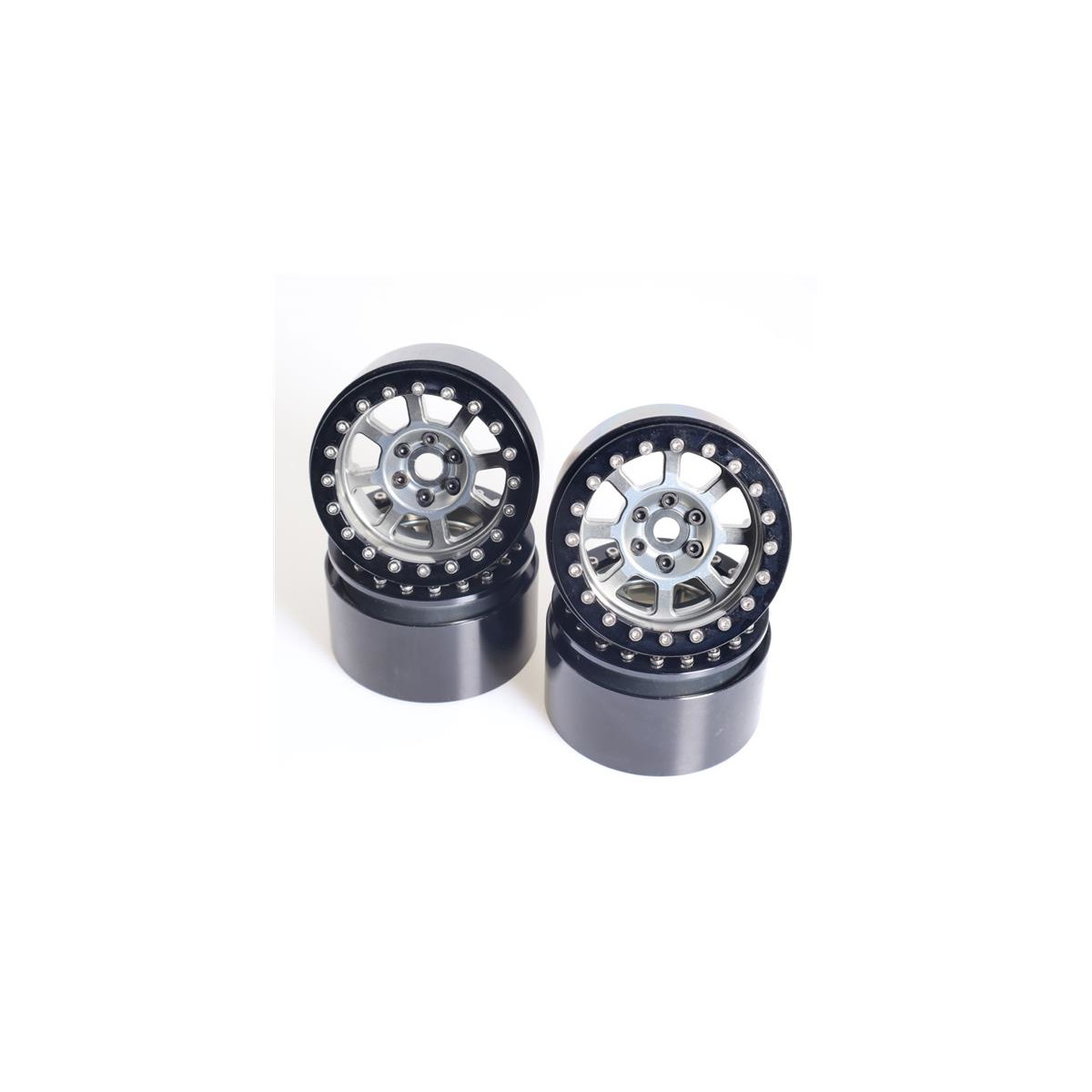 2.2 Aluminum Beadlock Crawler Wheels  - BUCK - Ink 4pcs