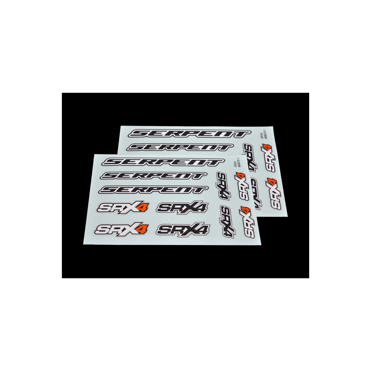 Decal sheet (2) SRX4 Gen3 (SER500808)