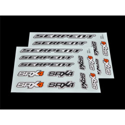 Serpent | Decal sheet (2) SRX4 Gen3 (SER500808) SER500809
