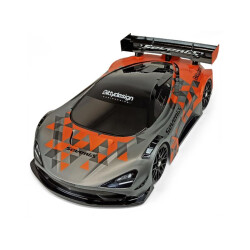 BittyDesign - Seven65 1/8 GT clear body 325mm, short wheelbase (SWB), 1mm thick BD-GT8-S65