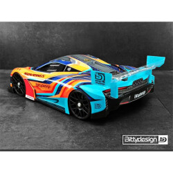 BittyDesign - Seven65 1/8 GT clear body 325mm, short wheelbase (SWB), 1mm thick BD-GT8-S65