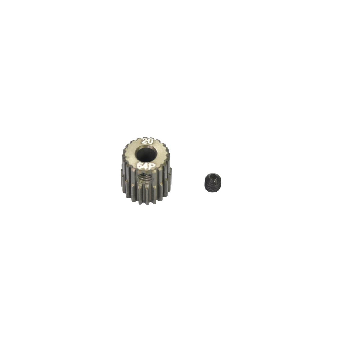 Serpent | Motor-pinion alu hard  64P / 20T SER120107