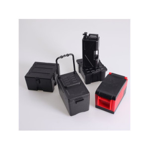 1/10 RC Decorative 5Pcs Tool Case Scale Accessories black