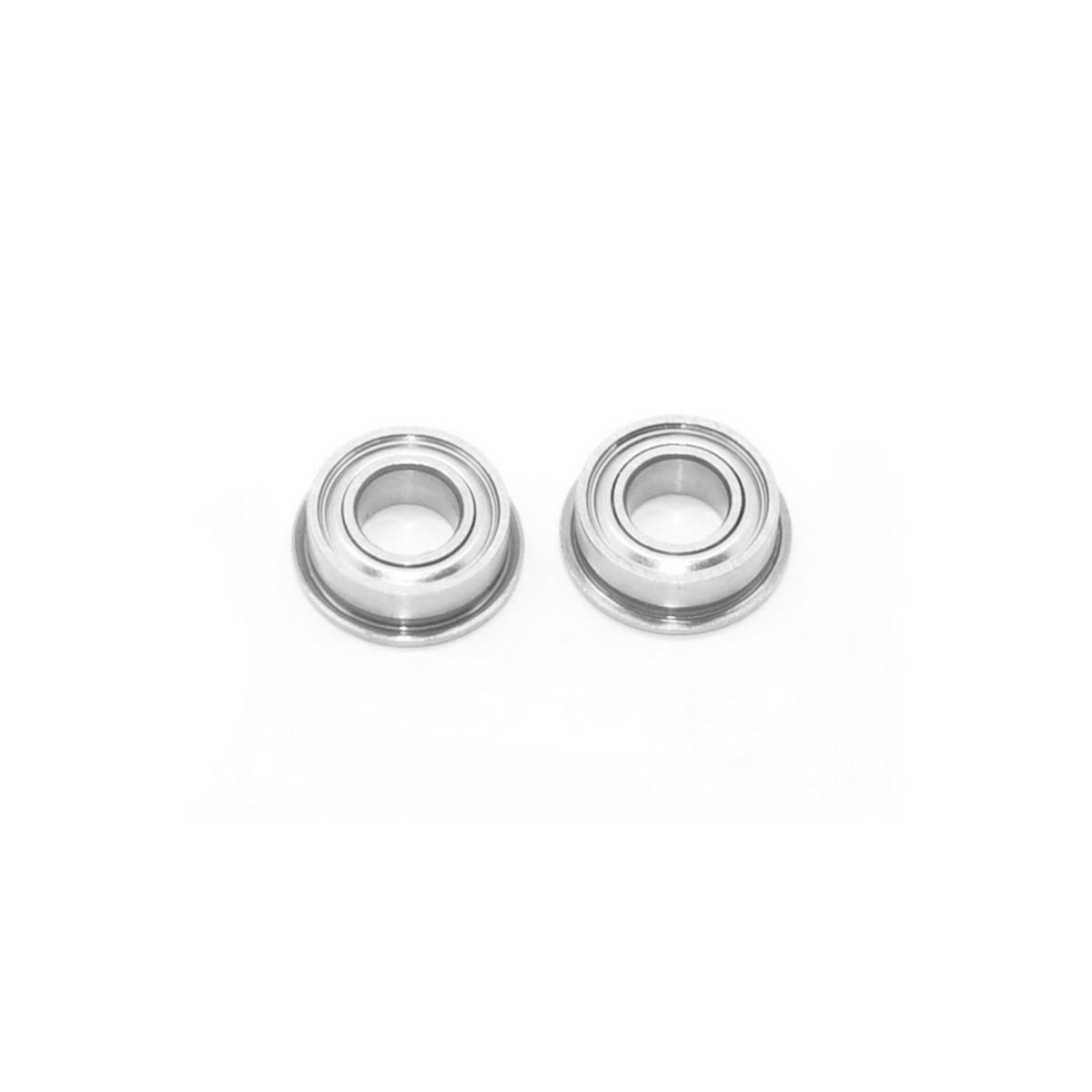 Ball bearing 4x8x3 flanged SS (2)