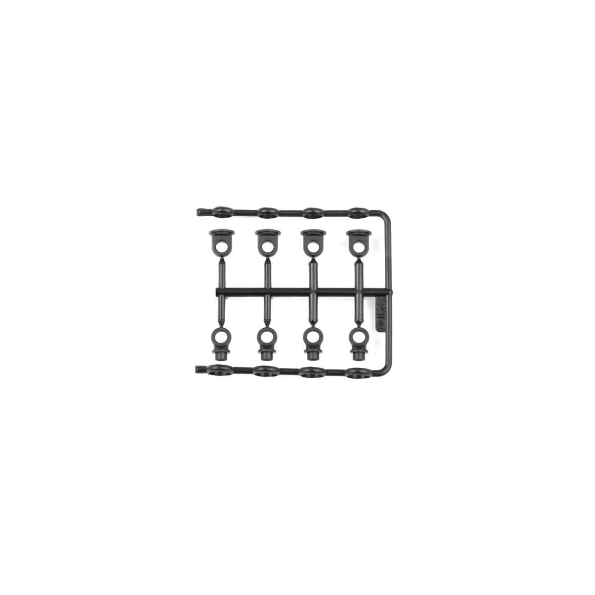 Serpent | Shock end frame RCM-SS  (4+4) SER160129