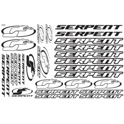 Decal Serpent black/white 1/10 (2)