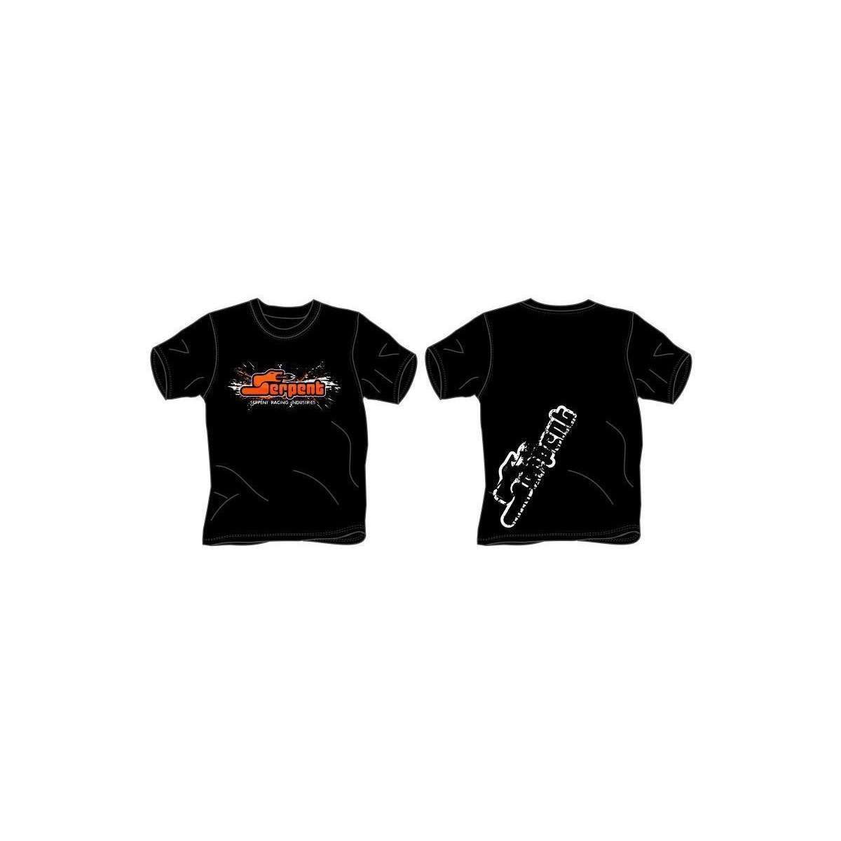 Serpent T-shirt kids splash black (S) SER190228