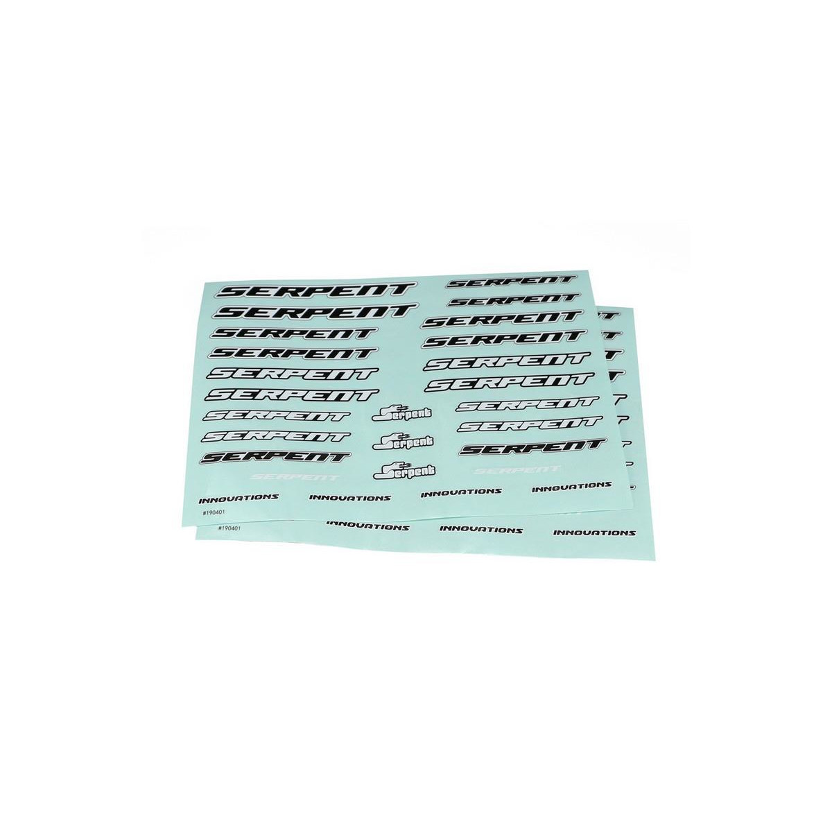 Decal sheet Serpent medium black-white (2)