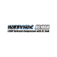 HOBBYNOX Airbrush Kompressor 1/6HP mit 3L Tank (0-4BAR)