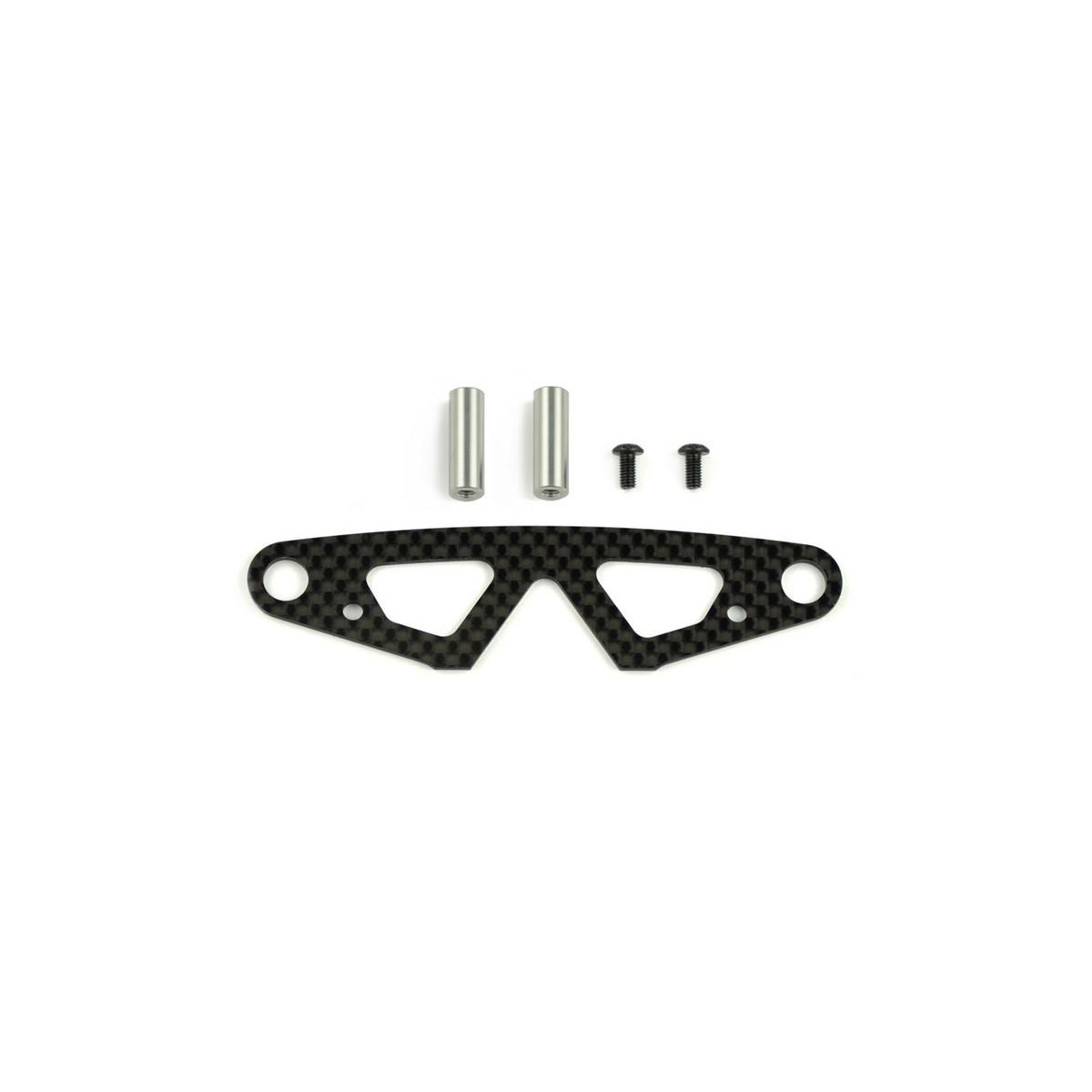 Serpent Bumperplate carbon set narrow S411 SER401629