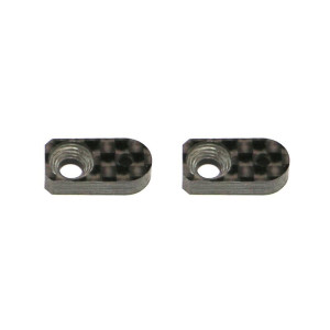Serpent Roll damper support -7mm carbon 4X (2) SER401717