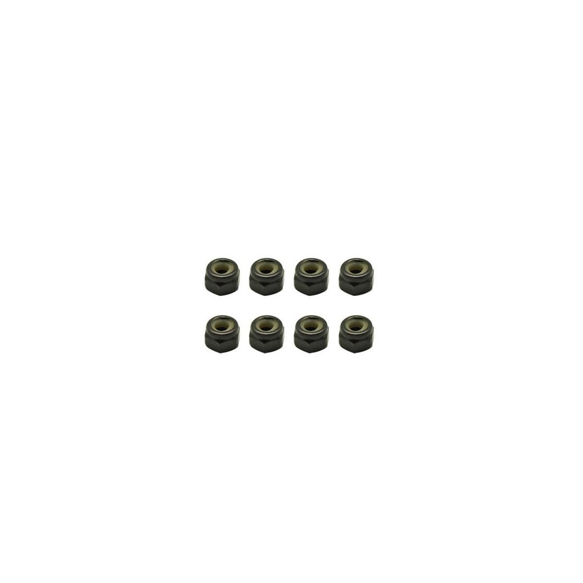 Nylon Lock Nuts M4 (8)