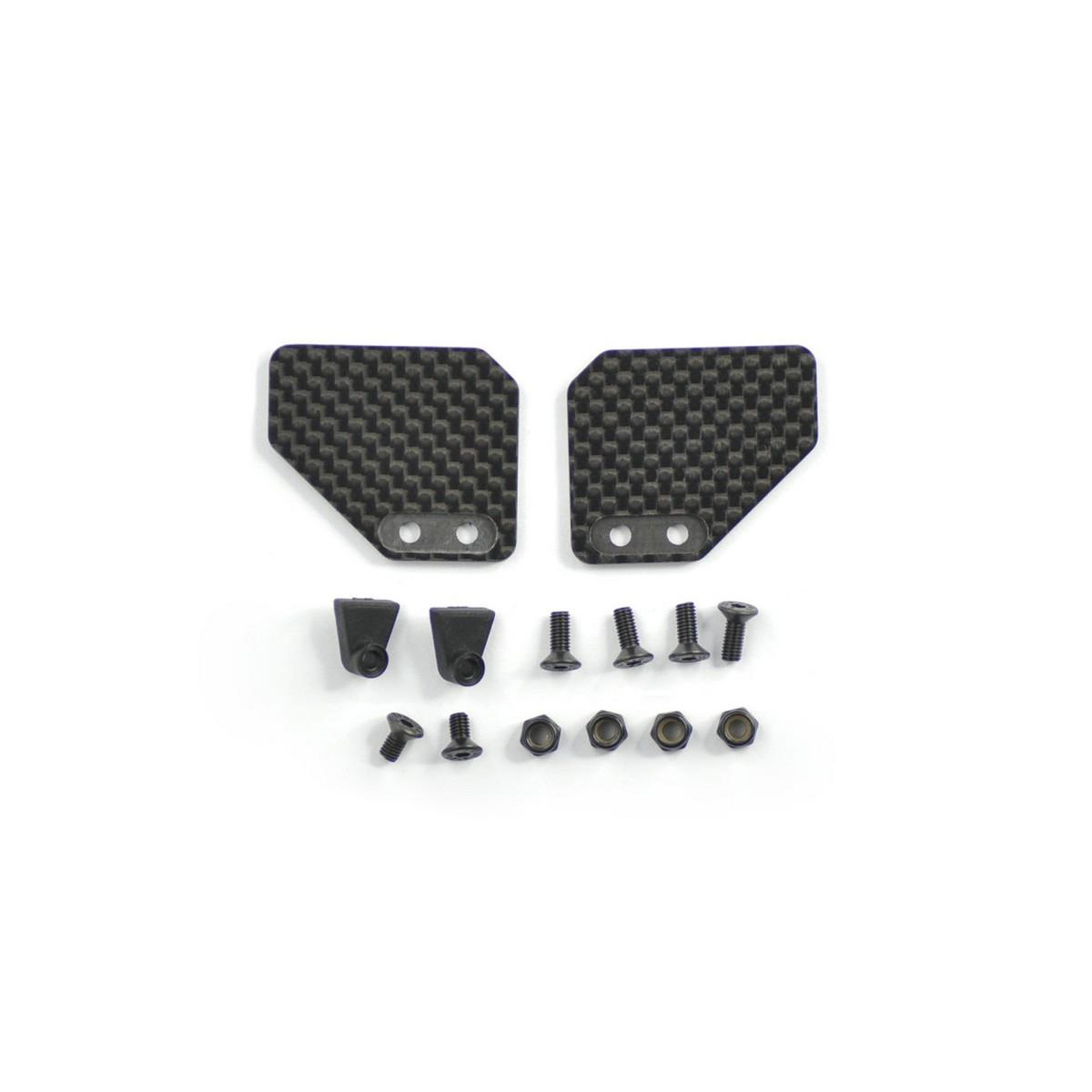 Serpent Side electronics mount L+R  carbon F110 SER411310