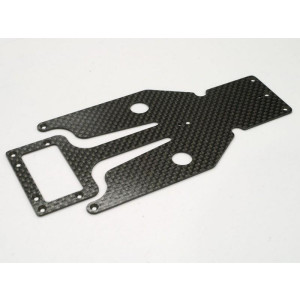 Serpent Chassis-plate carbon V1 SER421002