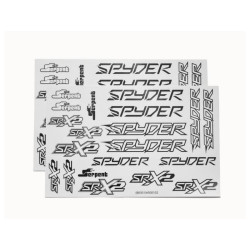 Serpent | Decal sheet spyder black/white (2) SER500102