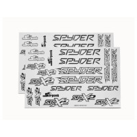 Serpent | Decal sheet spyder black/white (2) SER500103