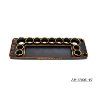 Arrowmax AM-174001-V2 Base doutils pour 1/10 voitures Black Golden V2