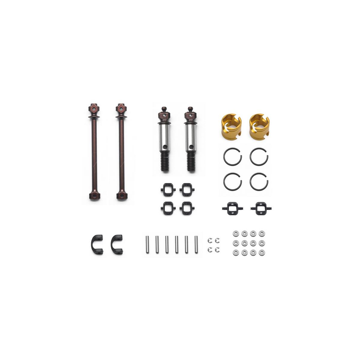 Serpent | DJC BB driveshaft set (2) X20 23 (SER402050)