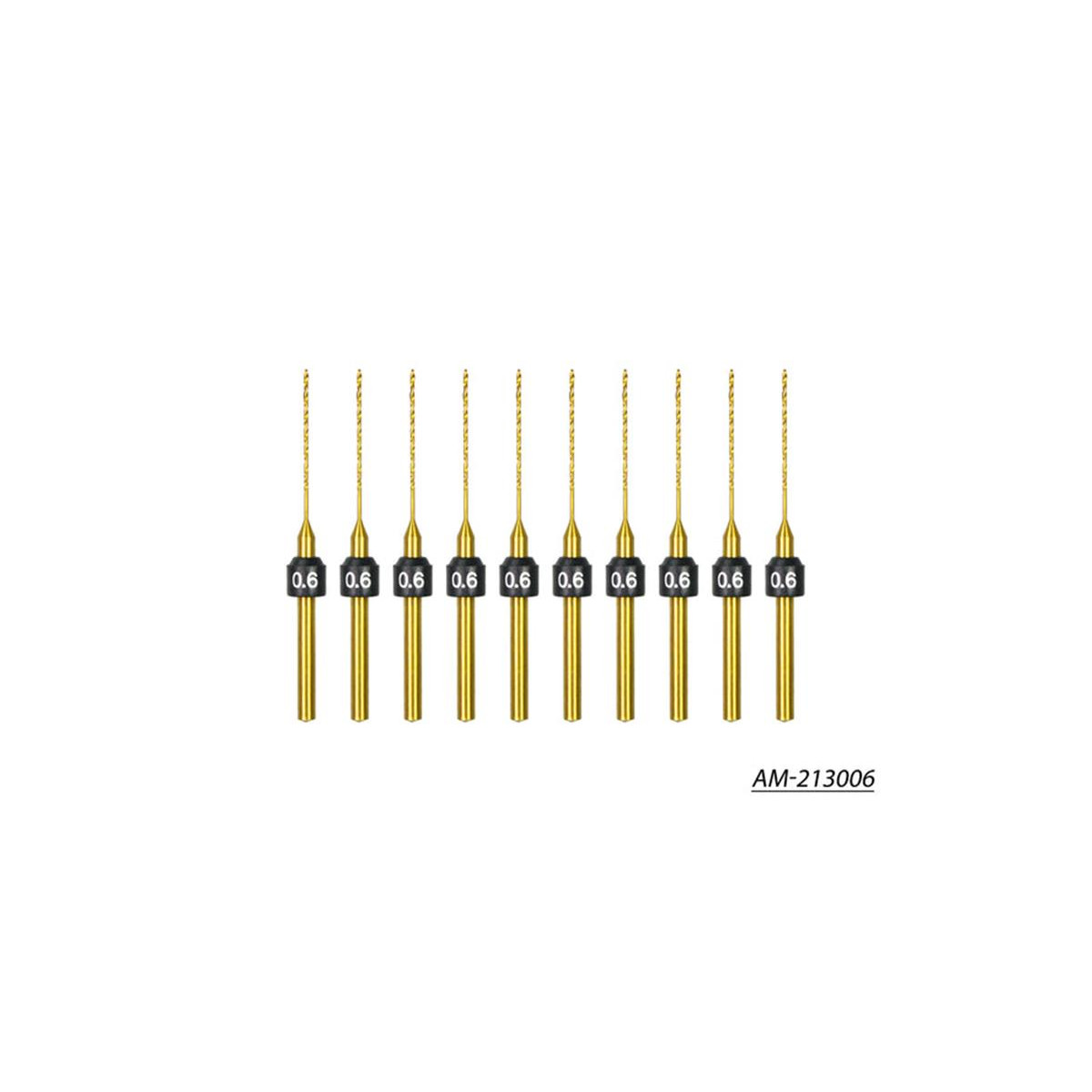 Arrowmax 0.6mm -10 PCS HSS Drill Bits (2.35mm) AM -213006