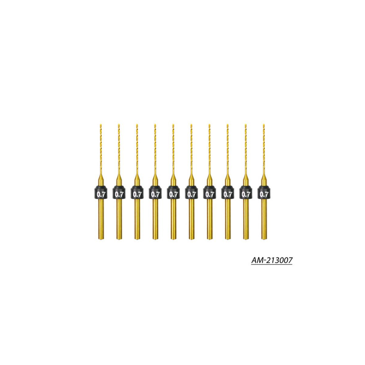 Arrowmax 0.7mm -10 Pcs HSS Drill Bits (2.35mm) AM-213007