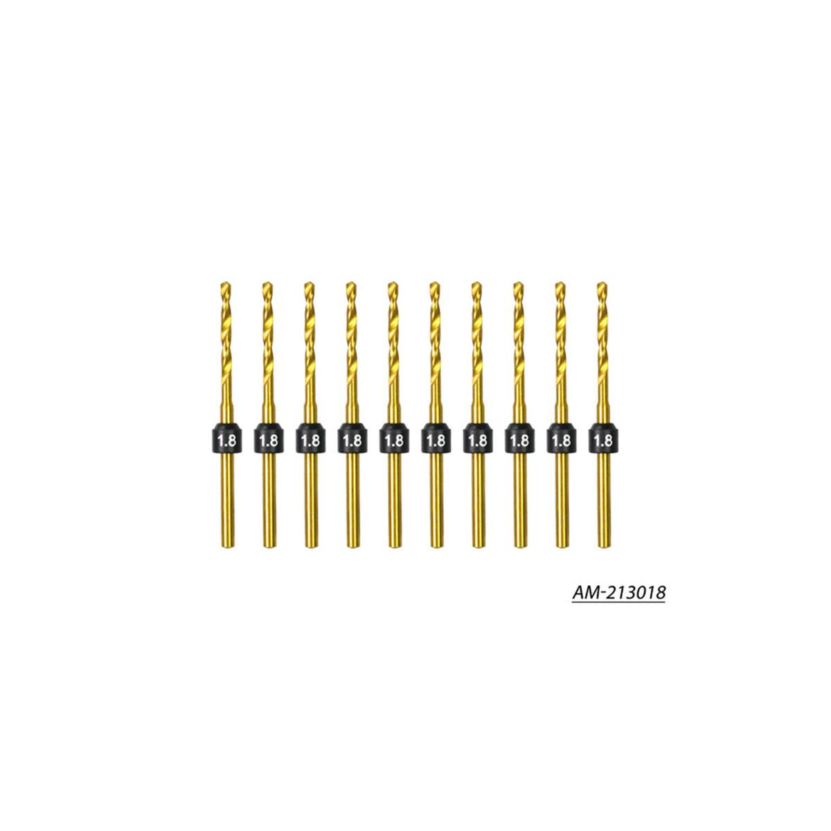 Arrowmax 1.8mm -10 Pcs HSS Drill Bits (2.35mm) AM-213018