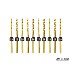 Arrowmax 1.8mm -10 Pcs HSS Drill Bits (2.35mm) AM-213018